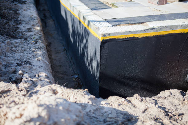 Residential Interior Drainage System installation at a Livingston, AL home by SJ Waterproofing Pros